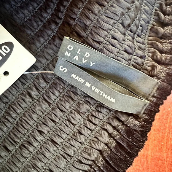 NWT OLD NAVY Stretch Velvet Strapless Mini Dress Size Small Ruched - Picture 12 of 13
